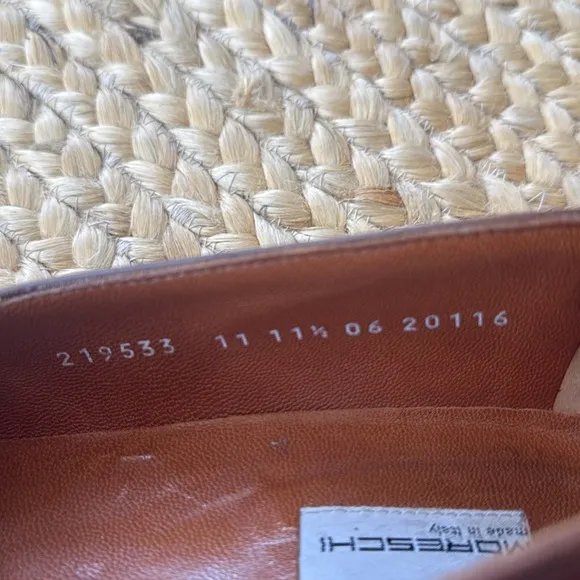 Moreschi 1960s Brown Italian Leather Penny Slip On Loafers | Preppy