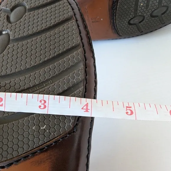 Moreschi Brown Leather Slip-On Loafers