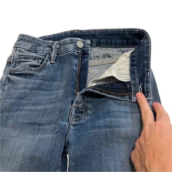 Mother High Rise Stretch Denim Jeans 24