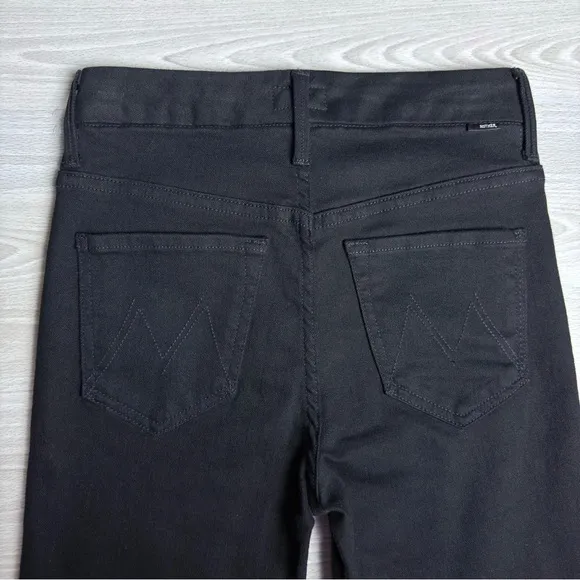 Mother High Waisted Looker Skimp Lasting Impression Size 25 Black NWOT