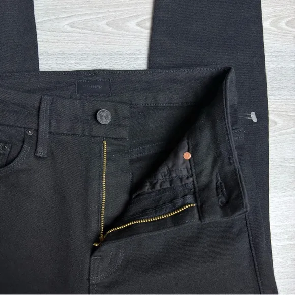 Mother High Waisted Looker Skimp Lasting Impression Size 25 Black NWOT