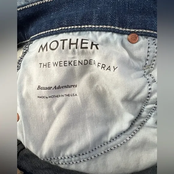Mother Jeans- Weekender Fray- Bazzar Adventures- 25 -26