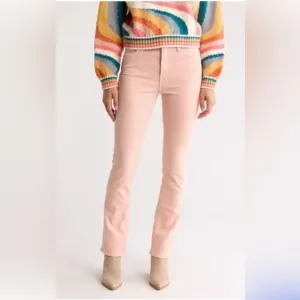 MOTHER Superior The Insider Hover jeans Peach Parfait NWT.  24