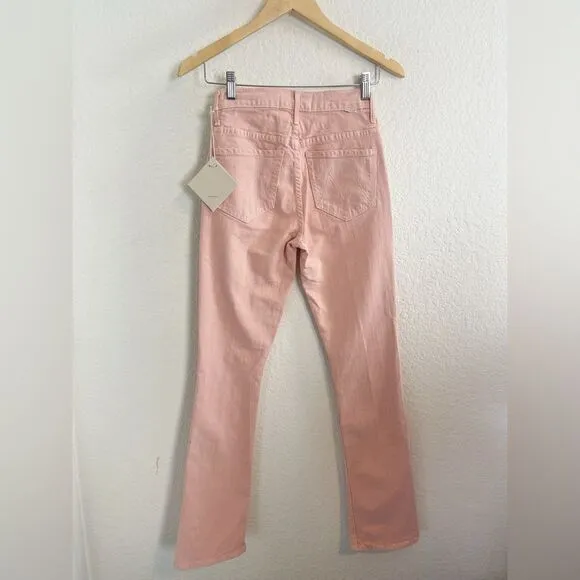 MOTHER Superior The Insider Hover jeans Peach Parfait NWT.  24