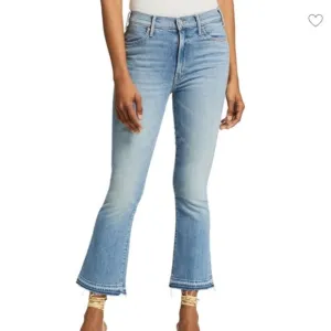 MOTHER | The Hustler Undone Hem Ankle Flare Jeans (On My Feet) Size 31 NWT