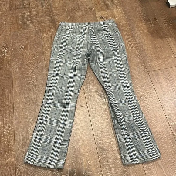 Mother The Insider Plaid Side Stripe Pants NWOT
