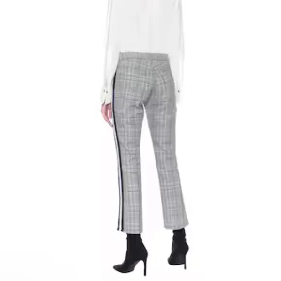Mother The Insider Plaid Side Stripe Pants NWOT