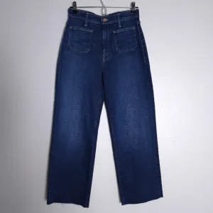 MOTHER The Lil Rambler Patch Pocket High Waist Straight Leg Jeans Size 27