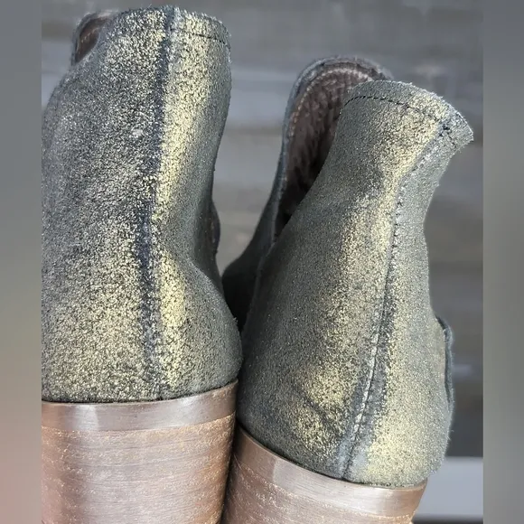 Musse &amp; Cloud Anthropologie Online Exclusive Pointed Toe Metallic Booties