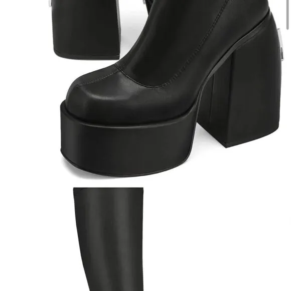 Naked Wolfe Spice Black Stretch Boots