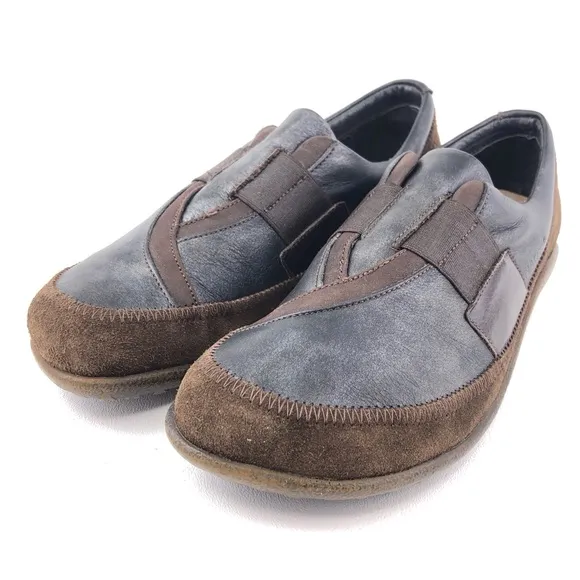 Naot Brown Leather Slip On Loafers EUR 37