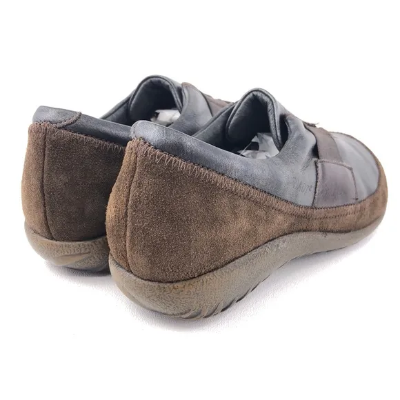 Naot Brown Leather Slip On Loafers EUR 37