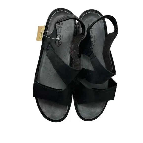 Naot Enid Black Strappy Sandals