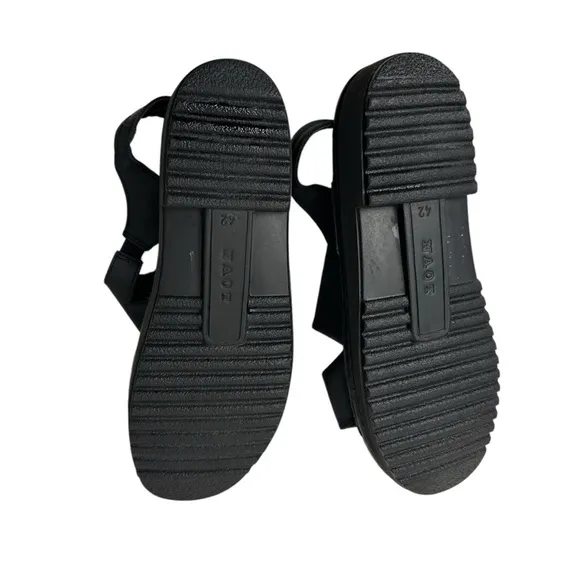 Naot Enid Black Strappy Sandals