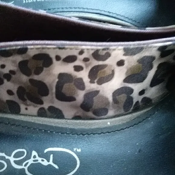 Naturalizer Bromstad Loren Leather Animal Hair Slip On Loafers 9.5 M