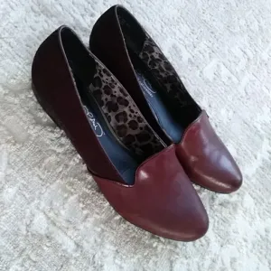 Naturalizer Bromstad Loren Leather Animal Hair Slip On Loafers 9.5 M