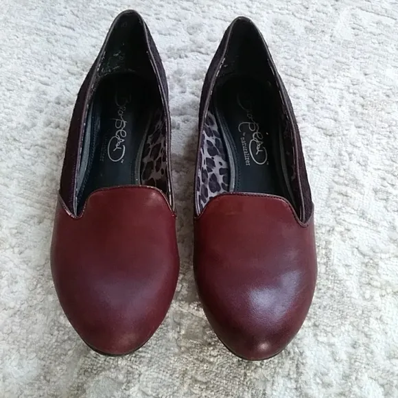 Naturalizer Bromstad Loren Leather Animal Hair Slip On Loafers 9.5 M