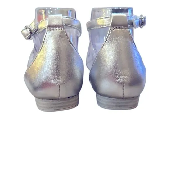 Naturalizer Sicily Sandals | Size 8W | Silver | NIB