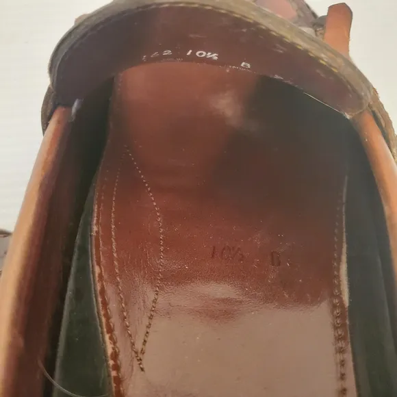 NEIL M MURPHY MEN'S SHOES BROWN TASSELS LOAFERS NM382002 SIZE 10.5B