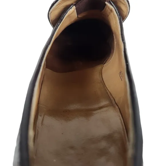 Nettleton Century Vintage Brown Teju Lizard Slip On Loafers Men's Size 12 AAA