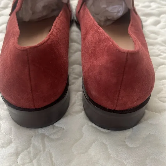 NEW 27EDIT Naturalizer CarolineLoafer Suede Slip On Nubuck Mocshoes