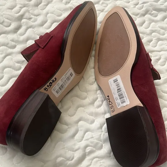 NEW 27EDIT Naturalizer CarolineLoafer Suede Slip On Nubuck Mocshoes