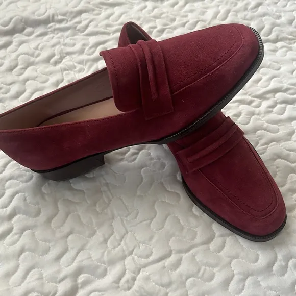 NEW 27EDIT Naturalizer CarolineLoafer Suede Slip On Nubuck Mocshoes