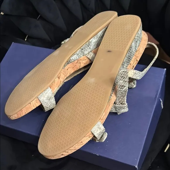 NEW 6.5 Stuart Weitzman Silver Sandals