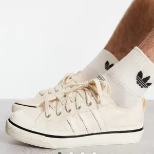 New adidas Originals Nizza RF 74 sneakers in beige 10 1/2