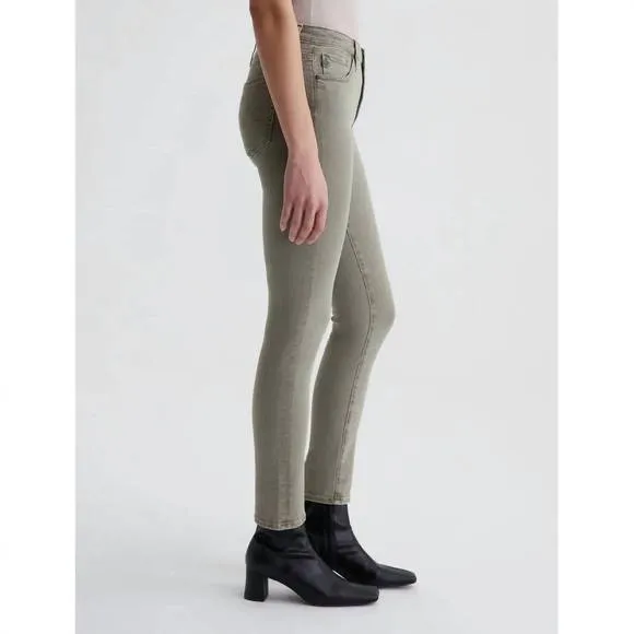 NEW AG JEANS prima ankle jeans in sulphur dried parsley