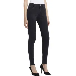 NEW AG JEANS the farrah high rise skinny jeans in black