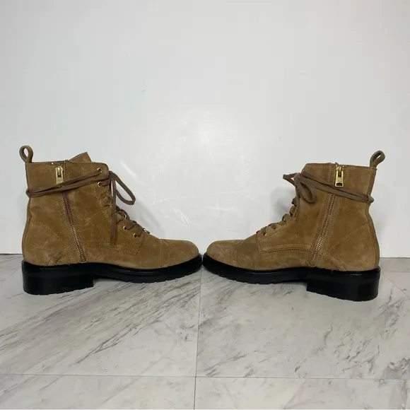 New! All Saints Lira Sand Suede Hiker Boot 40