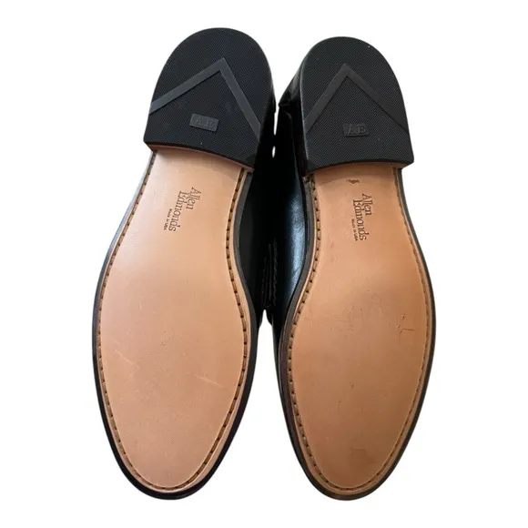 New Allen Edmonds Maxfield Black Brown Leather Slip-on Loafers 8  8D