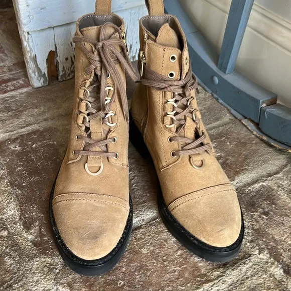 ⭐️New Allsaints Lira Suede Kiking Moto Boots⭐️