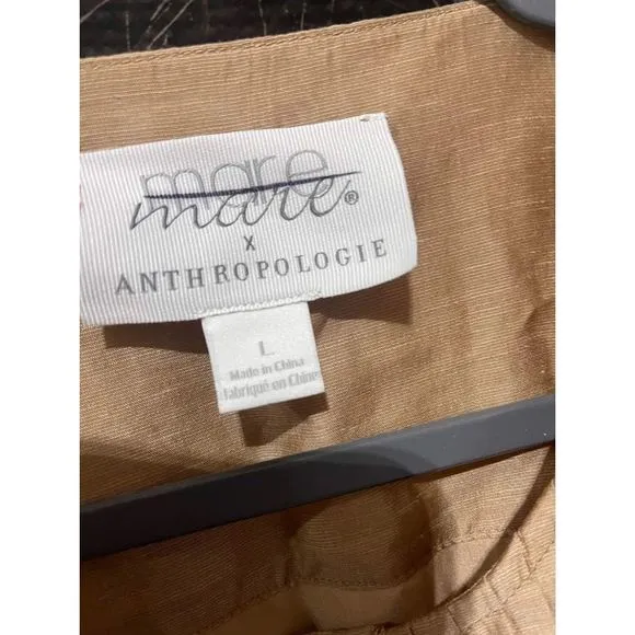 NEW Anthropologie Agosta Tiered Maxi Dress Size L
