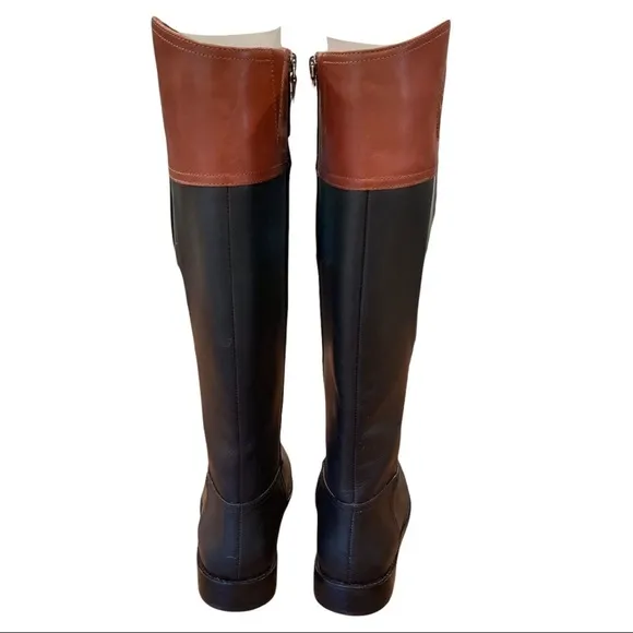 New Antonio Melani sz 6 black brown riding boots