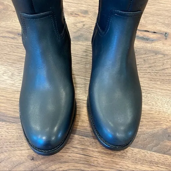 New Antonio Melani sz 6 black brown riding boots