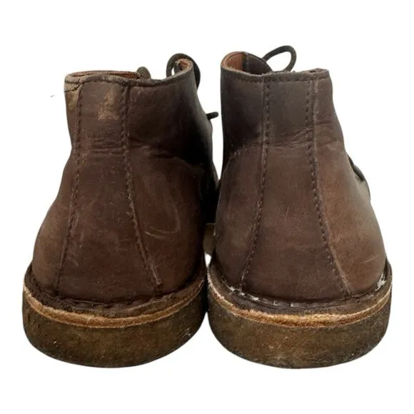 NEW Astorflex Vera Pelle Chukka Boots Men EU 46 US 12 Brown Leather Round Toe
