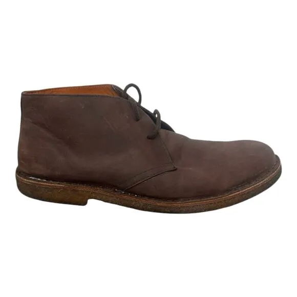 NEW Astorflex Vera Pelle Chukka Boots Men EU 46 US 12 Brown Leather Round Toe