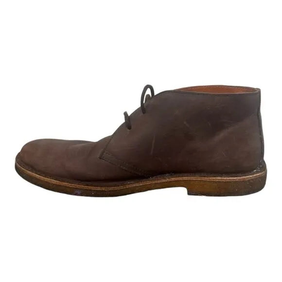 NEW Astorflex Vera Pelle Chukka Boots Men EU 46 US 12 Brown Leather Round Toe