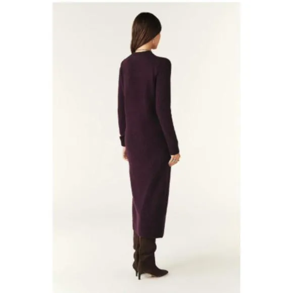 NEW BA&amp;SH doree maxi dress in aubergine