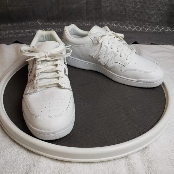 New Balance 480 Sneakers Men 14 White Low Clean Classiccore Streetwear Workwear