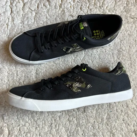 New Balance Men's All Coasts 210 Fresh Foam 'Black Camo' Lace Up Sneakers SZ 14