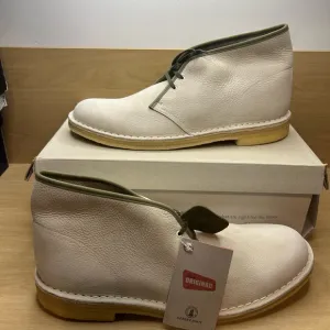 New Clarks Originals Mens DESERT BOOTS White/Celery US 13 Retail $220