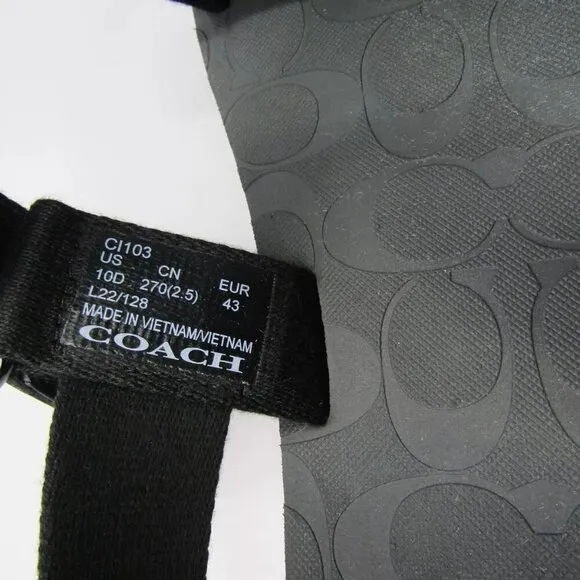 NEW COACH Mens Sport Sandal Adjustable Straps Comfort Flexible Size 10