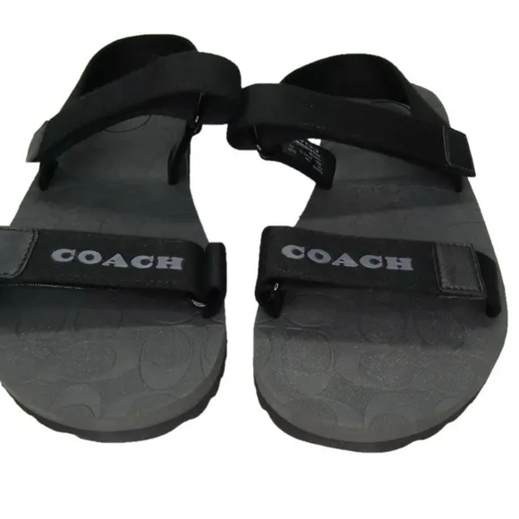 NEW COACH Mens Sport Sandal Adjustable Straps Comfort Flexible Size 10