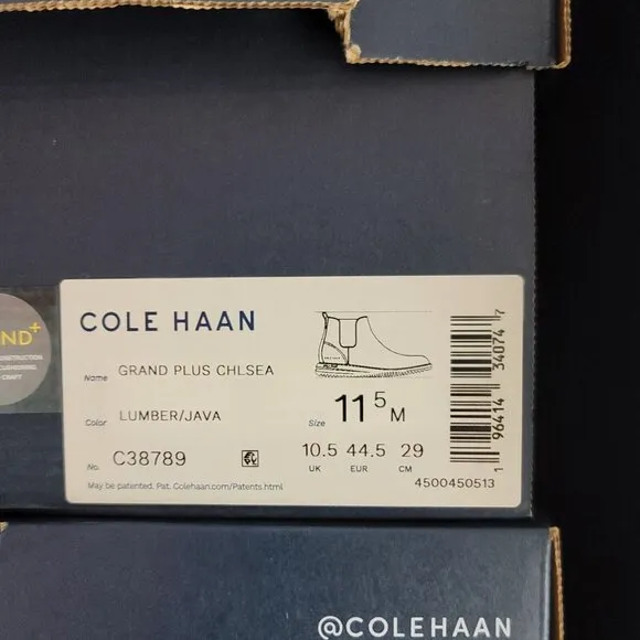 NEW Cole Haan Grand Chelsea Boots Men Size 11.5 Nubuck Dress Casual Chukka Shoes