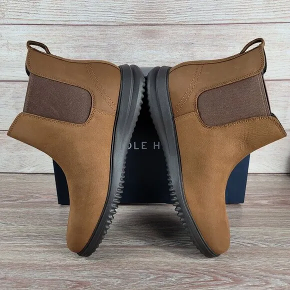 NEW Cole Haan Grand Chelsea Boots Men Size 11.5 Nubuck Dress Casual Chukka Shoes
