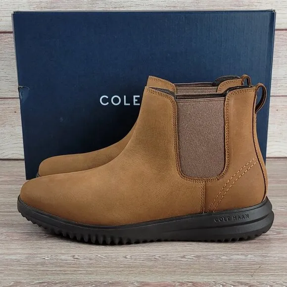 NEW Cole Haan Grand Chelsea Boots Men Size 11.5 Nubuck Dress Casual Chukka Shoes