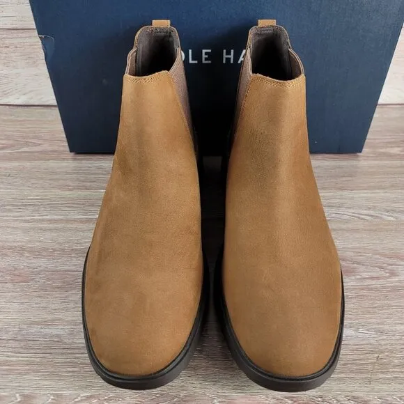 NEW Cole Haan Grand Chelsea Boots Men Size 11.5 Nubuck Dress Casual Chukka Shoes